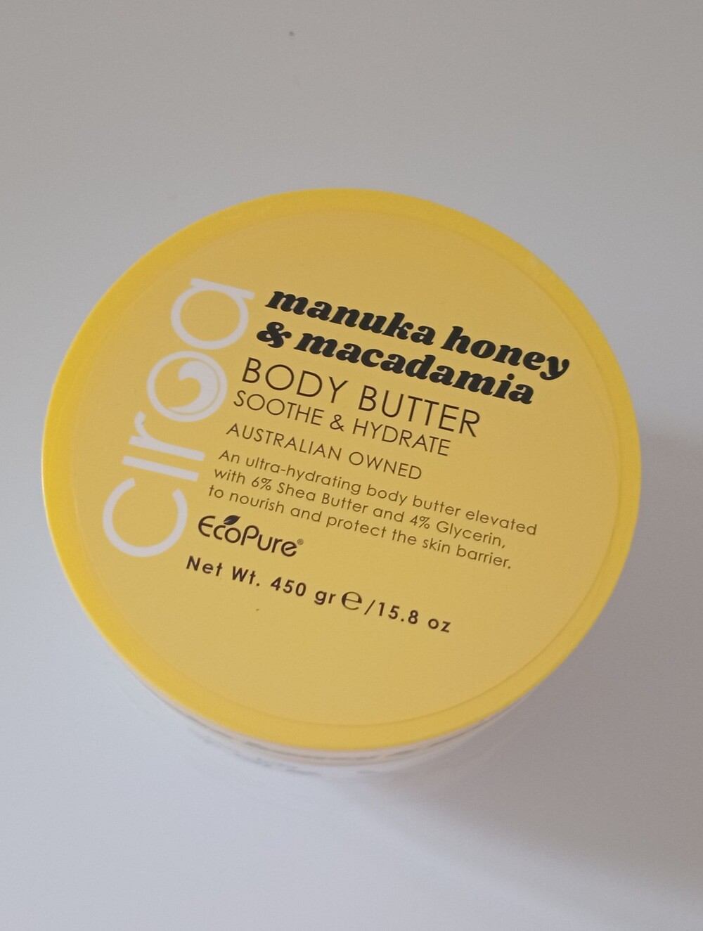 Ciroa Manuka Honey & Macadamia Body Butter 450g NEW Sealed - Picture 5 of 7